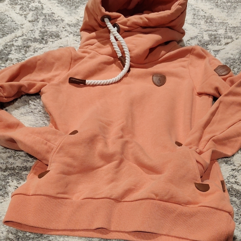 Women's Peach Hoodie Sweater